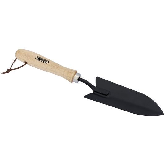Draper Carbon Steel Transplanting Trowel with Hardwood Handle - 83992