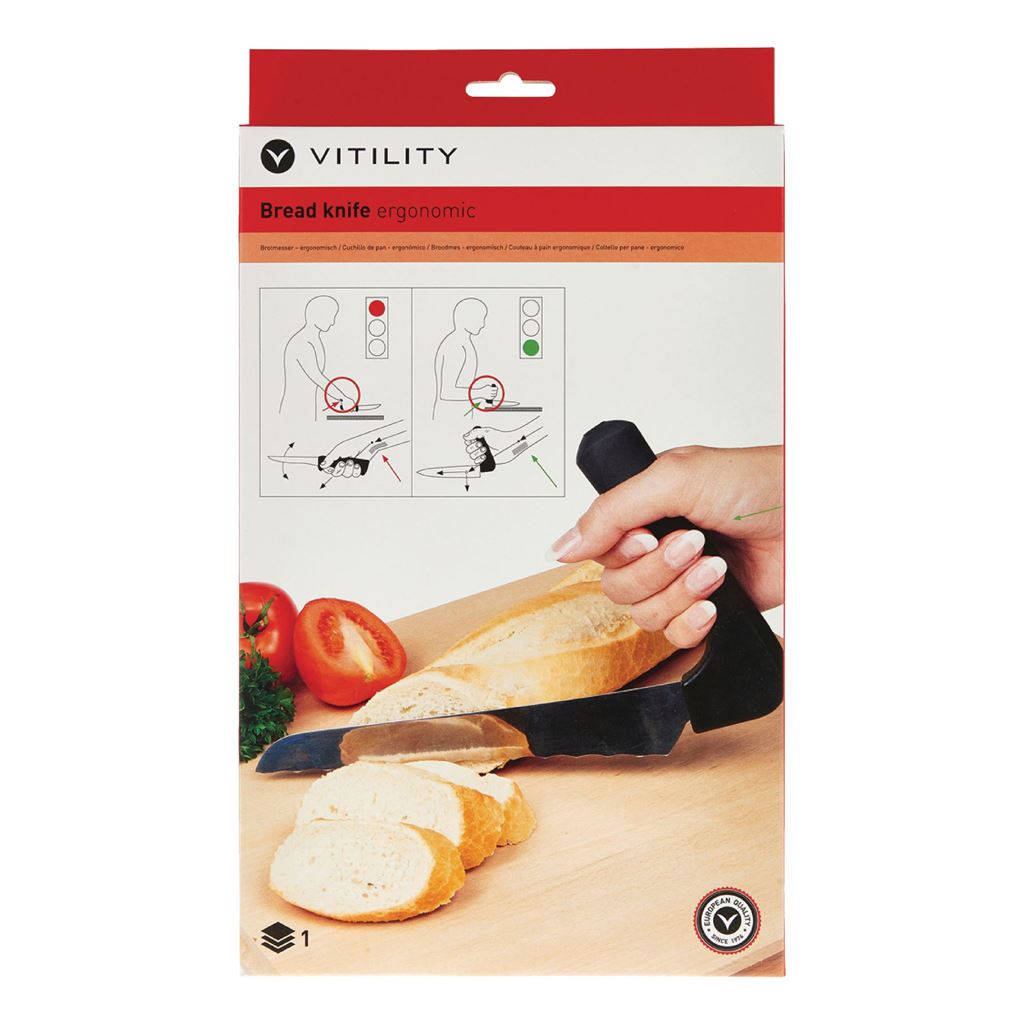 Vitility Bread Knife - Ergonomic