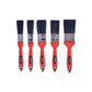 5 Piece No Loss Paint Brushes Soft Handle Painting Decorating Cleaning Varnish - G4390