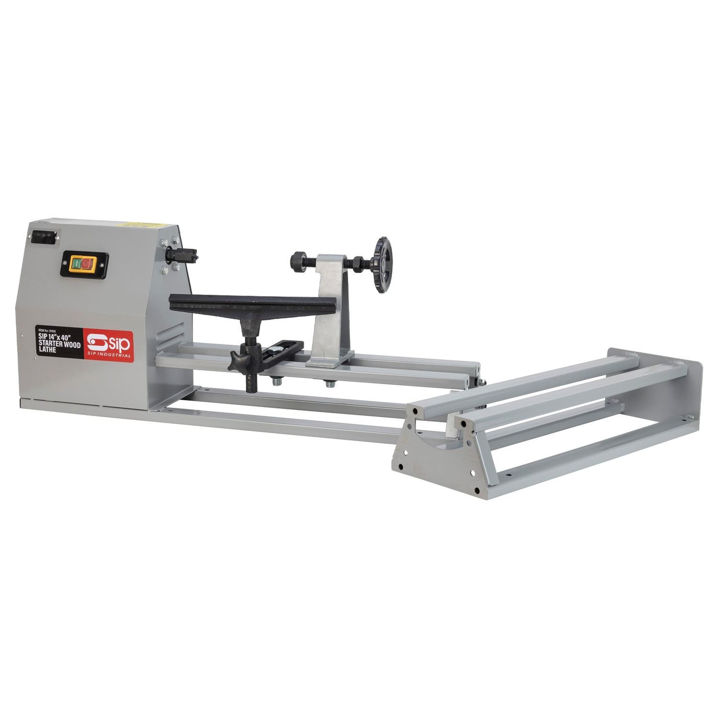SIP Industrial 14" x 40" Starter Wood Lathe with 3pc Chisel Kit