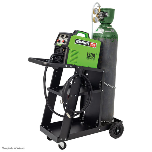 SIP WELDMATE AUTOPLUS 130A MIG/ARC/TIG Synergic Welder with Cart Package
