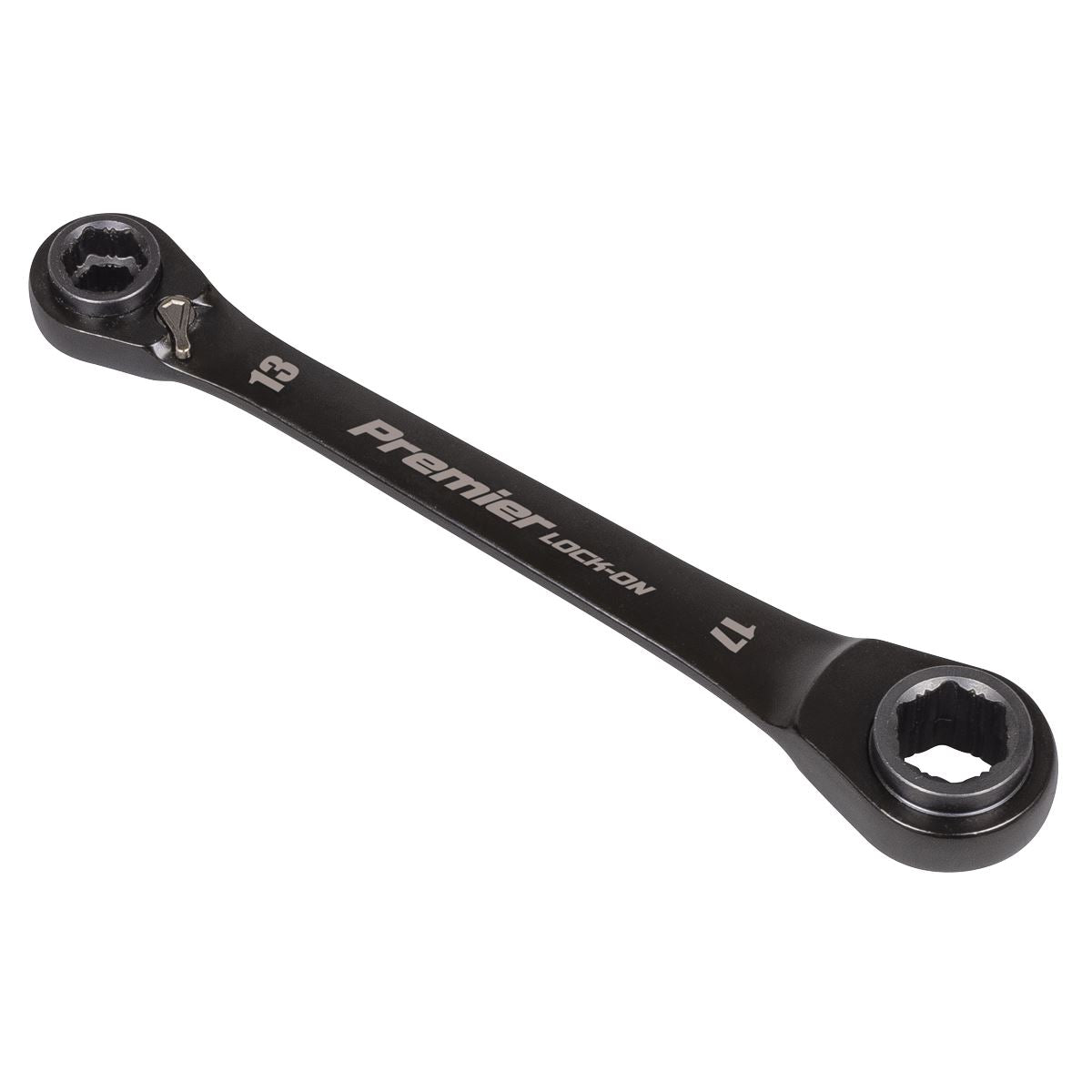 Sealey Premier Black 4-in-1 Reversible Lock-On� Ratchet Ring Spanner AK63923
