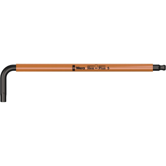 Wera 950 Spkl Hf Multicolour Hex Key 5.0/154 Long Blacklaser 022202