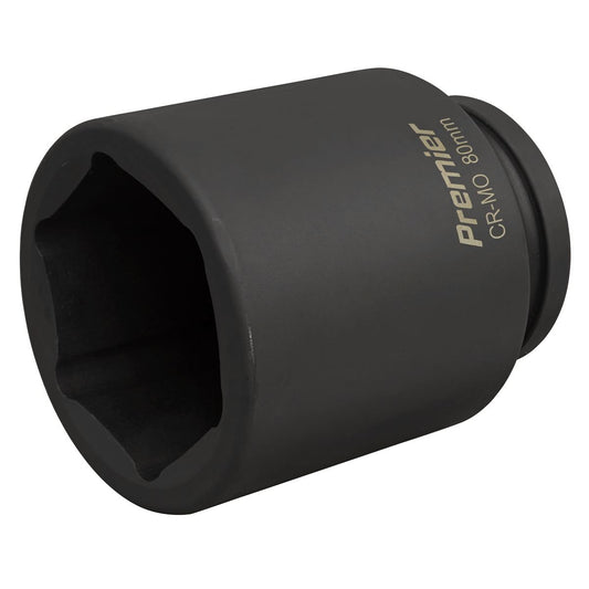 Sealey Impact Socket 80mm Deep 1"Sq Drive IS180D
