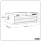 Sealey Superline Pro Mid-Box Tool Chest 2 Drawer - Khaki AP26029TK
