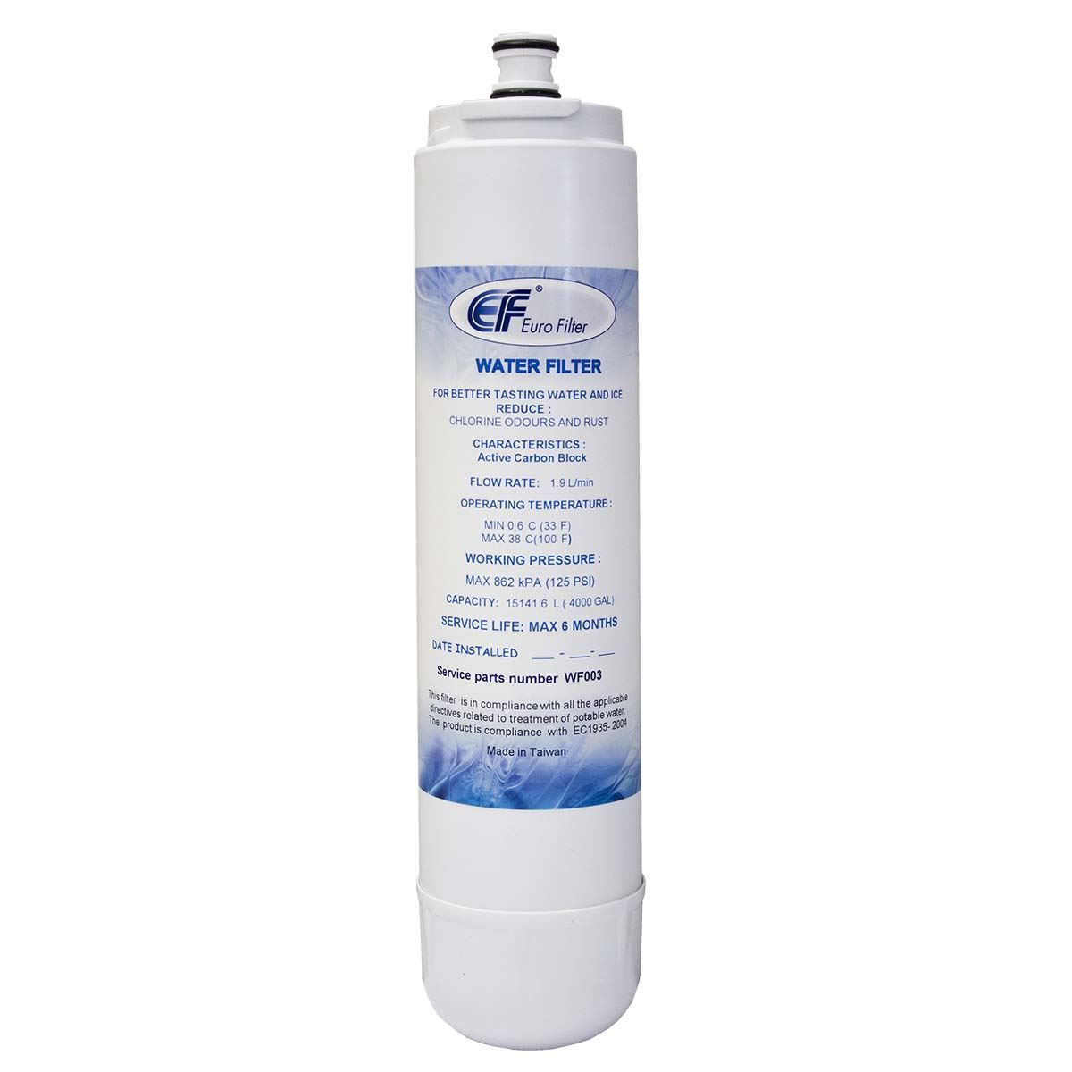 Euro Filter Water filter cartridge for refrigerator WF003