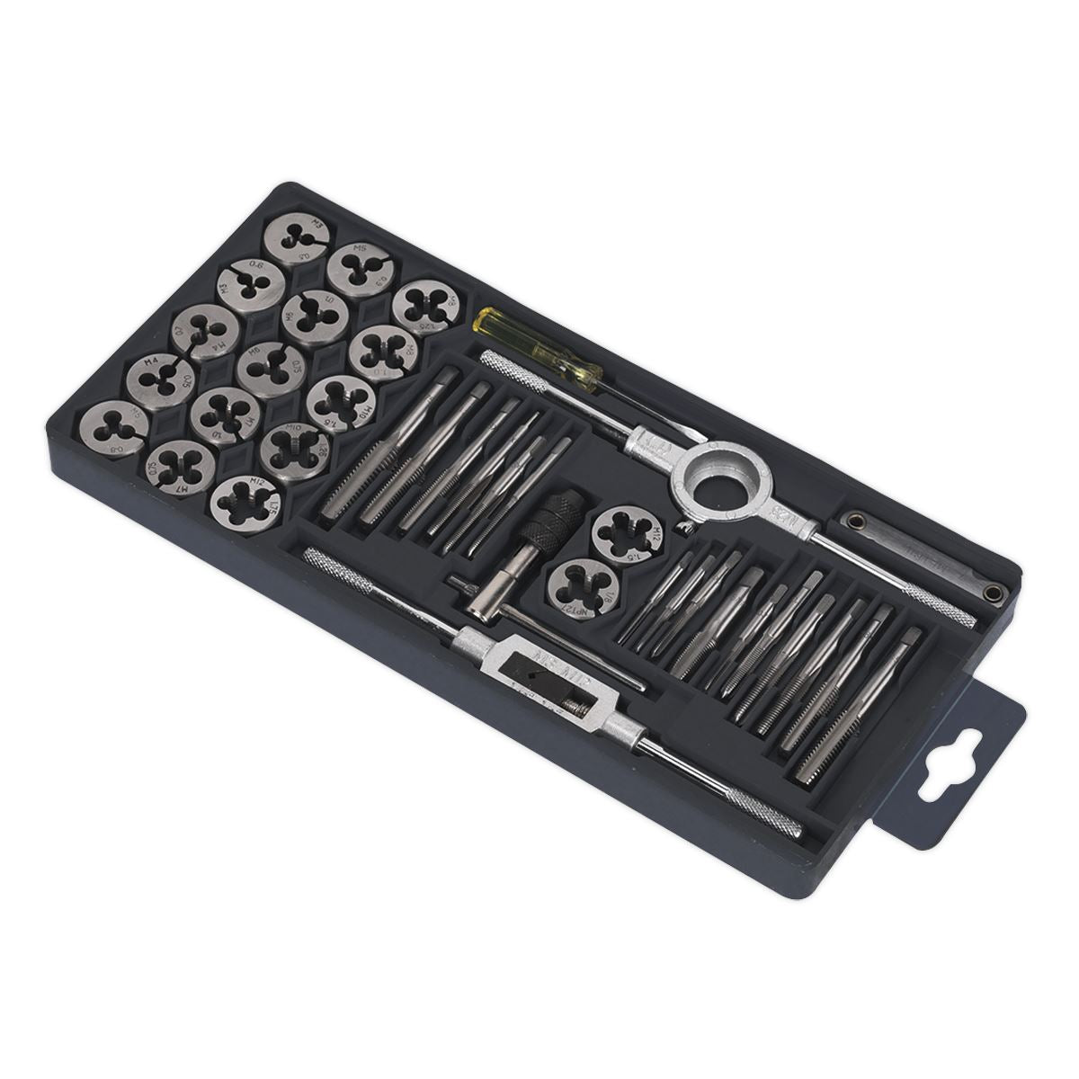 Sealey Tap & Die Set 40pc Split Dies Metric AK301