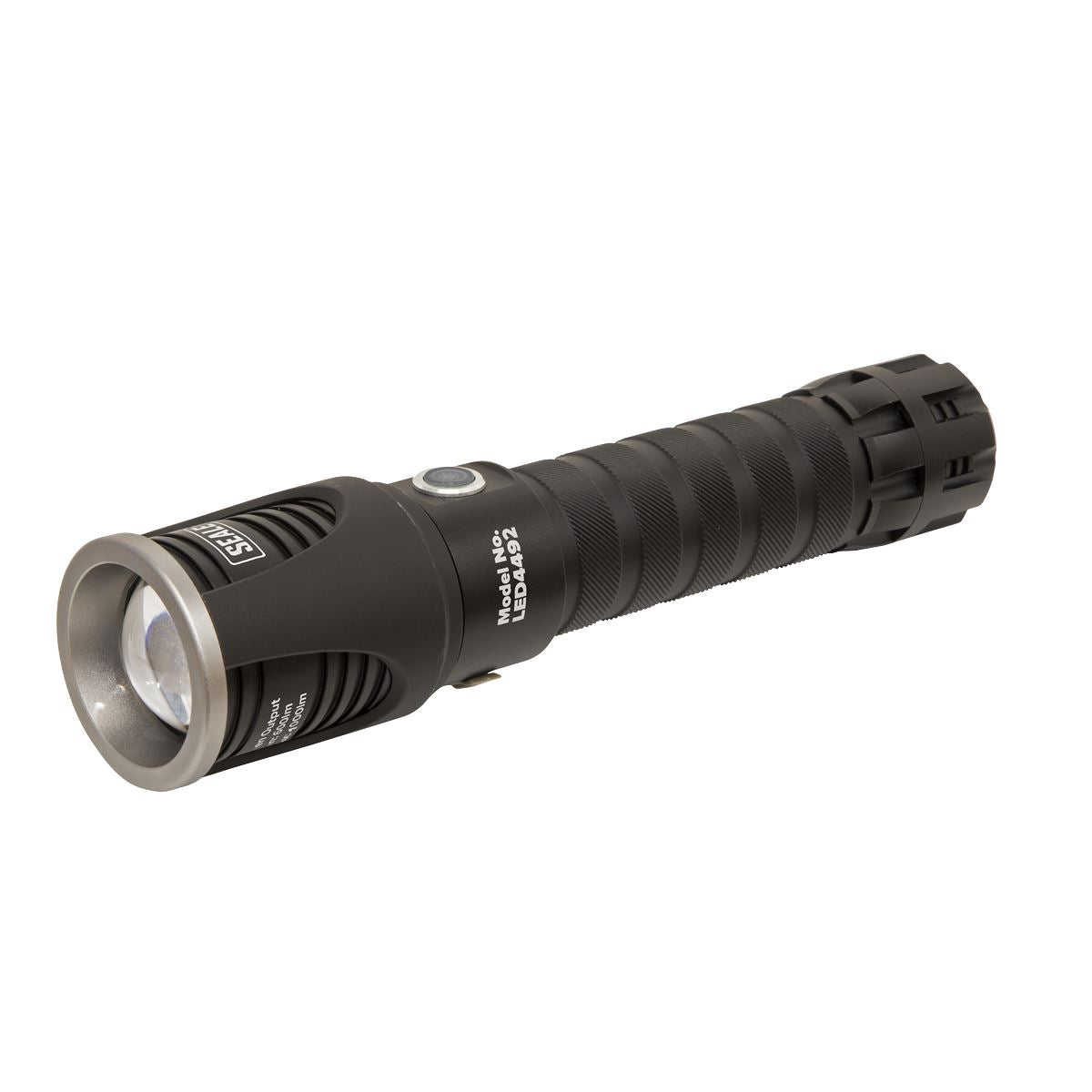 Sealey Aluminium Torch 10W CREE XML LED Adj. Focus Rechargeable LED4492