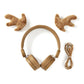 Nedis Wired Headphones 1.2m On-Ear Detachable Magnetic Ears Rudy Reindeer Brown - HPWD4000BN