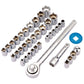 Draper Redline 1/4, 3/8" Sq Dr. Socket Set (39 Piece) | 68836