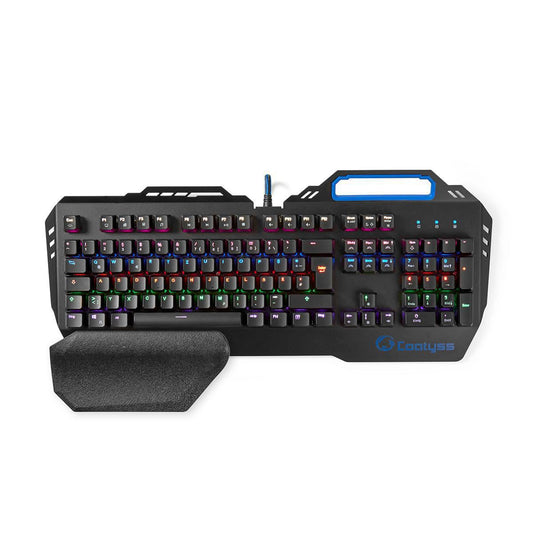Nedis Wired Gaming Keyboard USB Mechanical Keys RGB German DE Layout 1.7m Cable