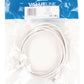 (Disc) Glaxio Antenna cable F male to coax male 3m white VLSP41800W30 LL IG1.LL.100 stocked GETR