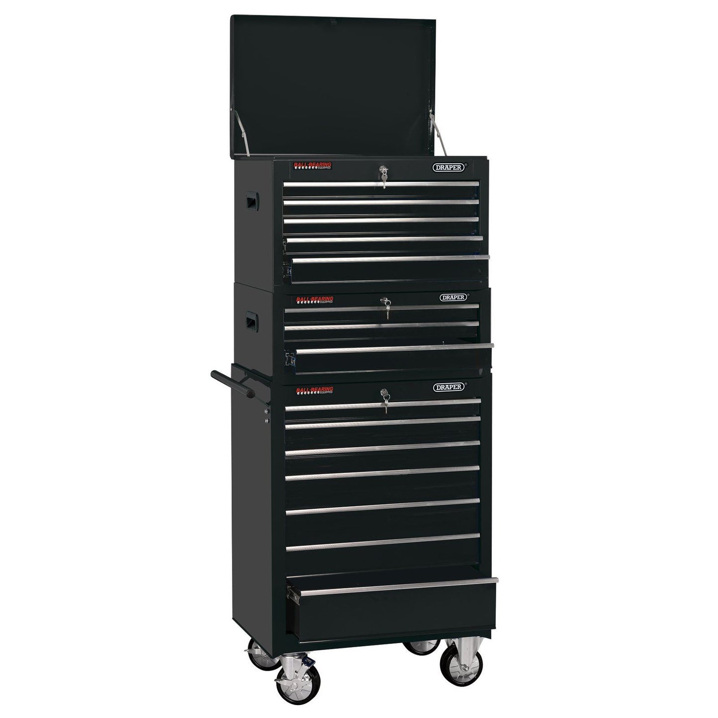 Draper 26" 15 Drawer Combination Roller Cabinet & Tool Chest 04594