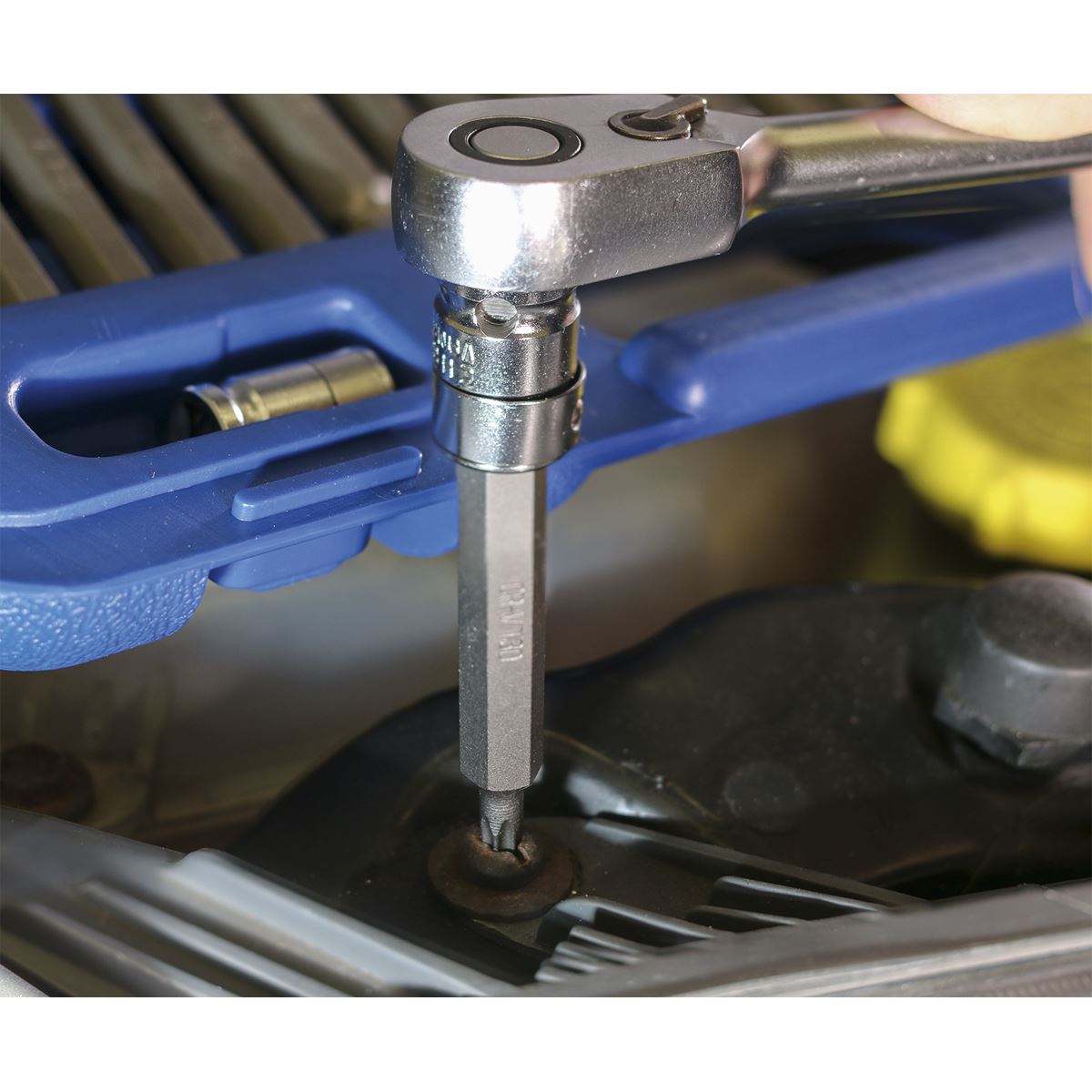 Sealey TRX-Star*/Hex/Spline Bit Set 42pc 3/8" & 1/2"Sq Drive AK219