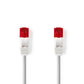 Nedis Cat 6 UTP Network Cable RJ45 Male to RJ45 Male 3m White CCGP85215WT30