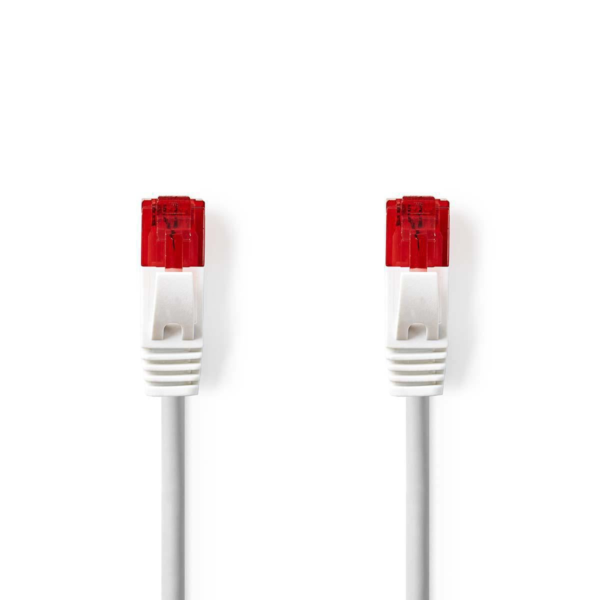 Nedis Cat 6 UTP Network Cable RJ45 Male to RJ45 Male 3m White CCGP85215WT30