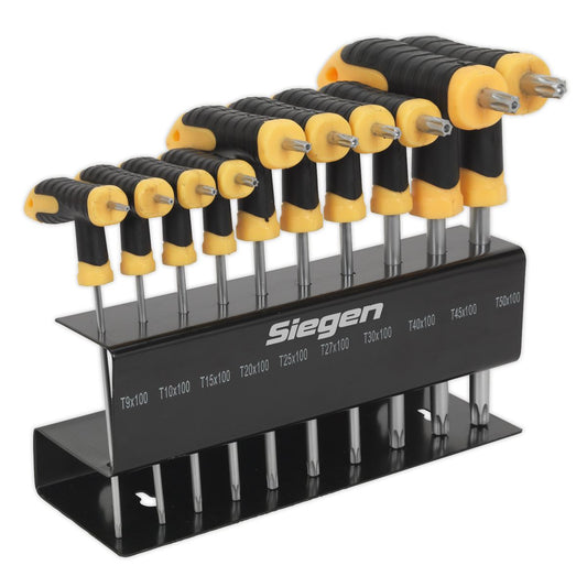 Sealey TRX-Star* Key Set 10pc T-Handle S01151