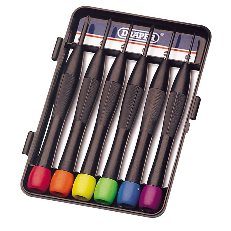 Draper Jewellers Precision Screwdriver Set 6 Piece 20644 PS1103