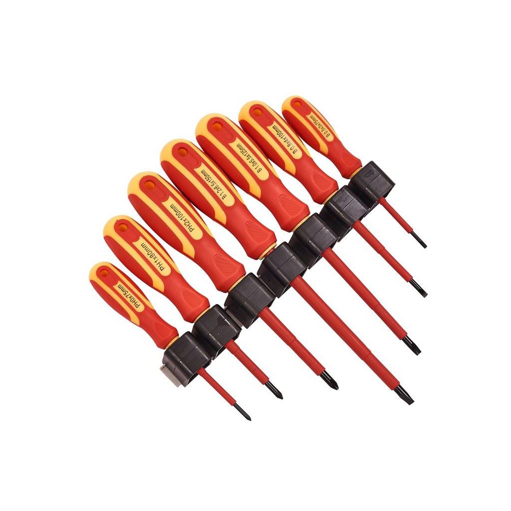 Amtech 7 Piece Electricians Vde 1000V Insulated Slot & Phillips Screwdriver Set - L0650