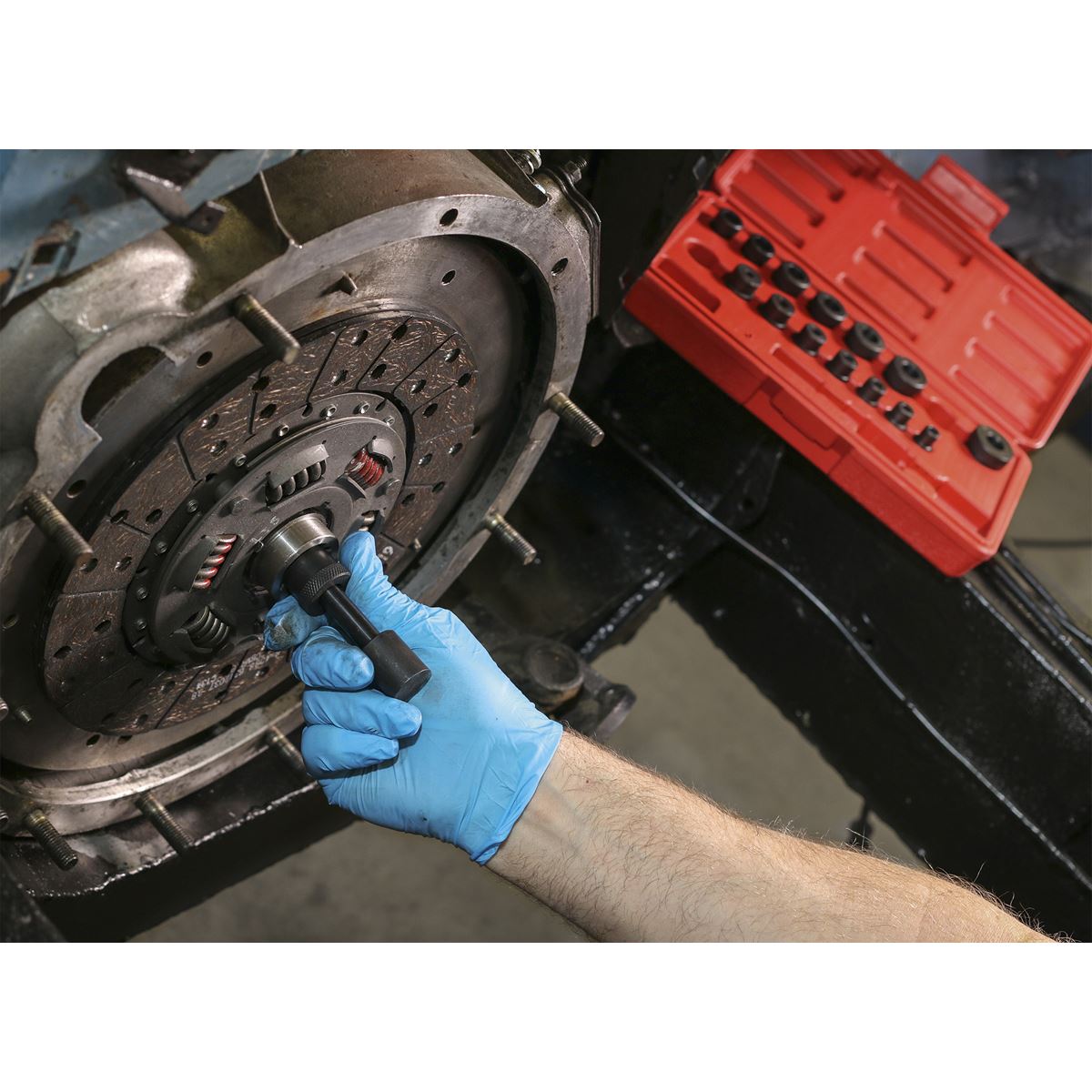 Sealey Universal Clutch Aligning Tool Set 17pc AK710