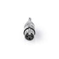 Nedis XLR Adapter 6.35mm Male to XLR 3-pin Female 10 pieces Metal CAGP15941ME
