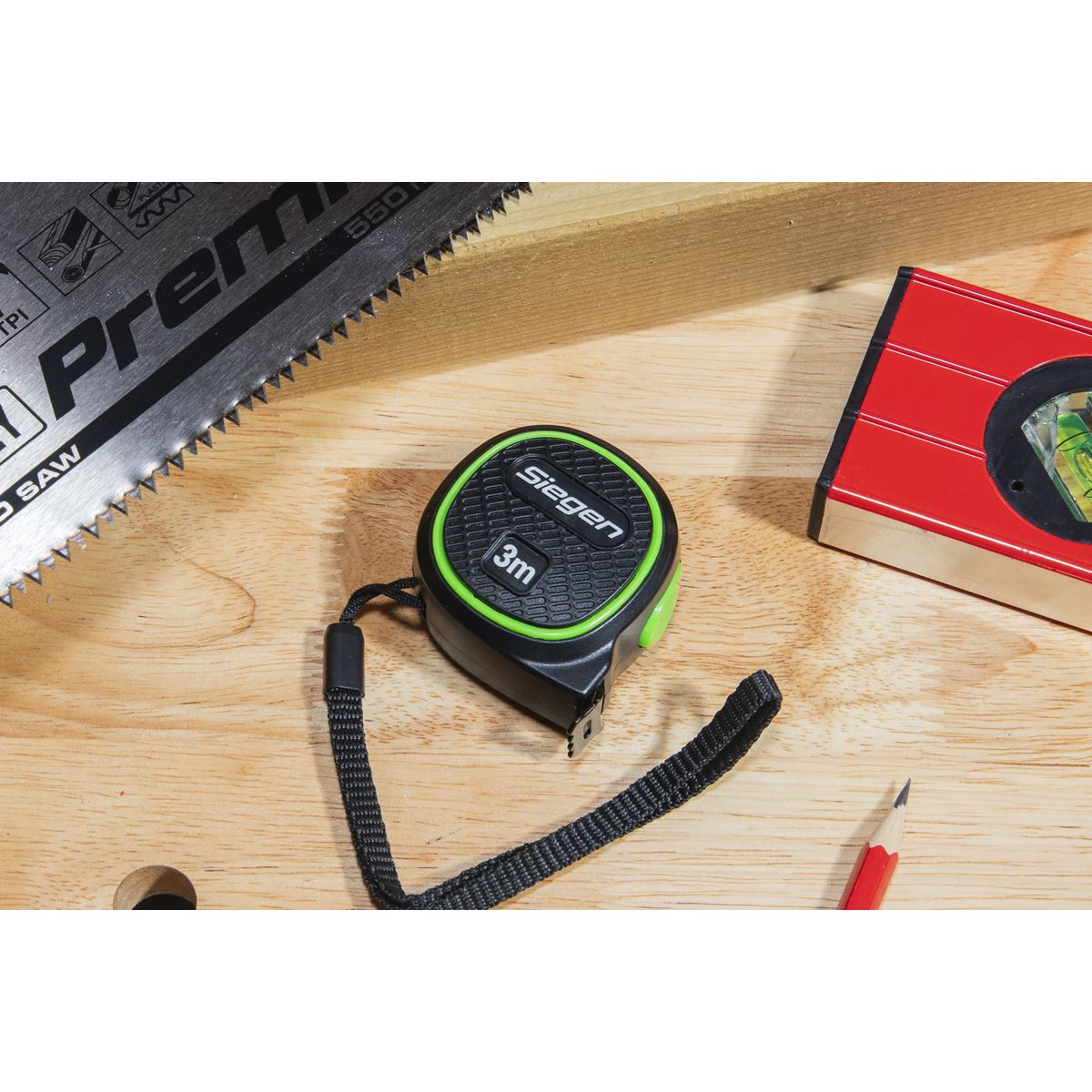 Sealey Siegen Metric/Imperial Auto Lock Tape Measure 3m(10ft) x 16mm S01327