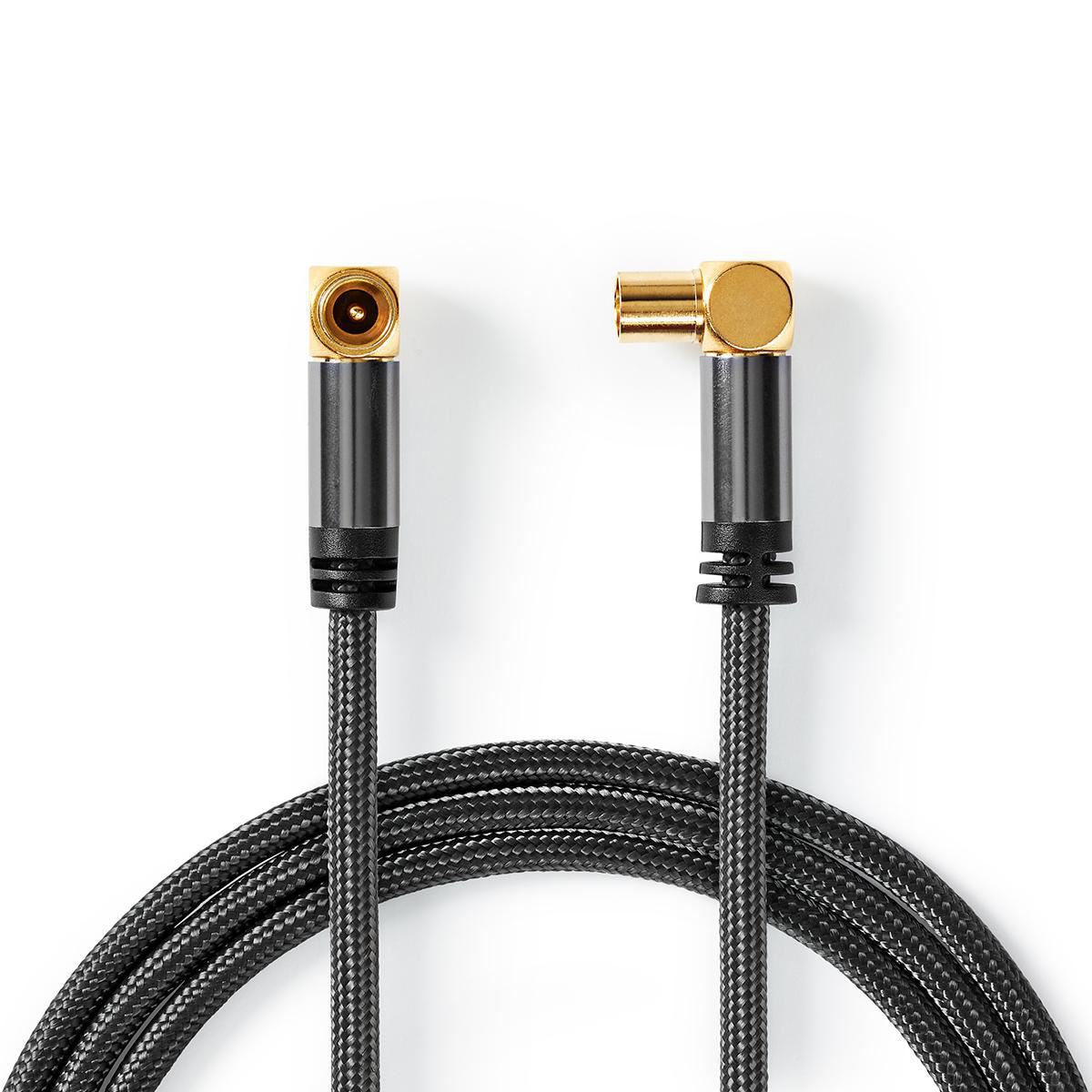 5m Coaxial Cable 100dB IEC (Coaxial) Male to IEC (Coaxial) Female Gun Metal - CSTB40015WT50