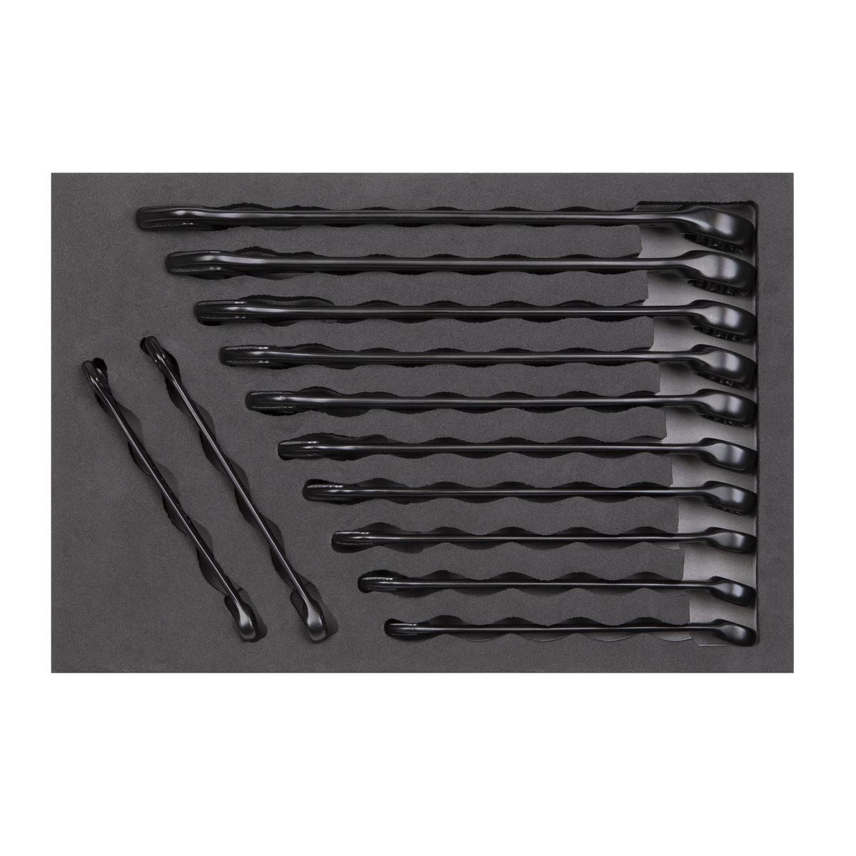Sealey Combination Spanner Set 12pc Metric - Black Series AK63263B