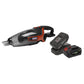 Sealey Cordless Handheld Vacuum Cleaner 650ml 20V Kit - 2 Batteries CP20VCVKIT