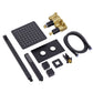 Baridi Concealed Thermostatic Shower Set 20 x 20cm Square Head & Hand Shower