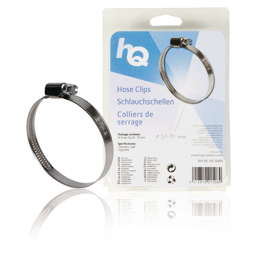 HQ 2x Hose clips 50-70 mm - WAHC5070