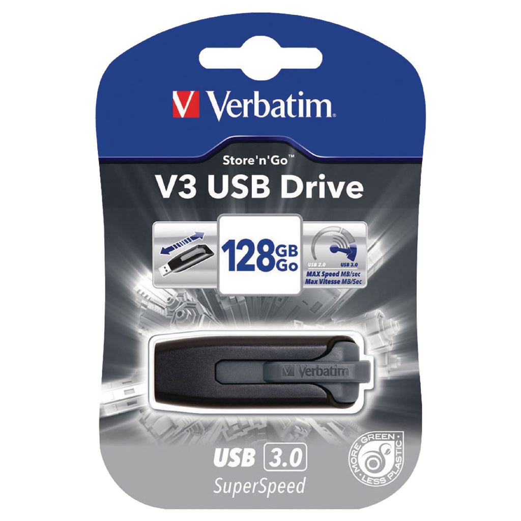 Verbatim USB Drive Pen 3.0 128GB Store n Go v3