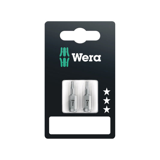 Wera 840/1 Z Sb Extra Tough Bit Hex-Plus Sw 2 X 25mm 2Pc 073050