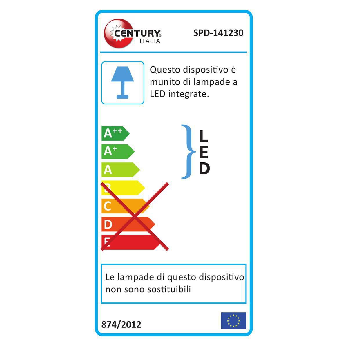 Century LED Lamp 14W 1150 lm 3000 K - SPD-141230