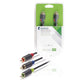 Konig Component video cable 3x RCA male to 3x RCA male 2m grey