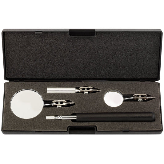 Draper 1x 4 Piece Telescopic Pick Up Tool and Mirror Set Professional Tool 44001