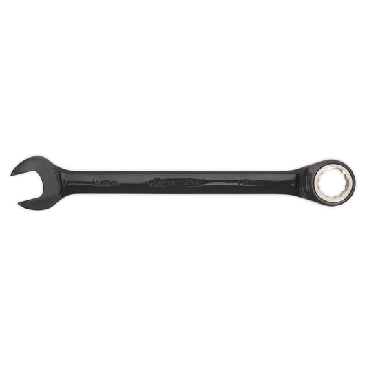 Sealey Combination Ratchet Spanner Set 7pc Black Series Metric AK7978