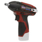 Sealey Impact Wrench Kit 3/8"Sq Drive 12V Lithium-ion - 3 Batteries CP1204KITB