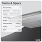 Baridi Visor Cooker Hood Extractor Fan 60cm - Stainless Steel DH108