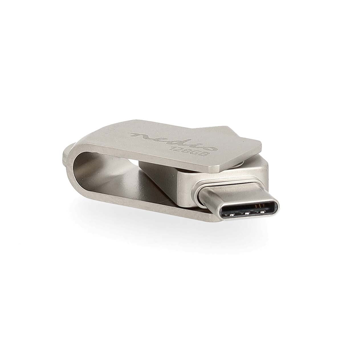 Nedis Flash Drive 128 GB USB-A/USB-C Read speed 110 MB/s Write speed 30 MB/s