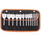 Draper Flat Wood Drill Bit Set 6 8 10 13 15 16 19 22 25 28 32 35 and 38 mm Dia. - 82634