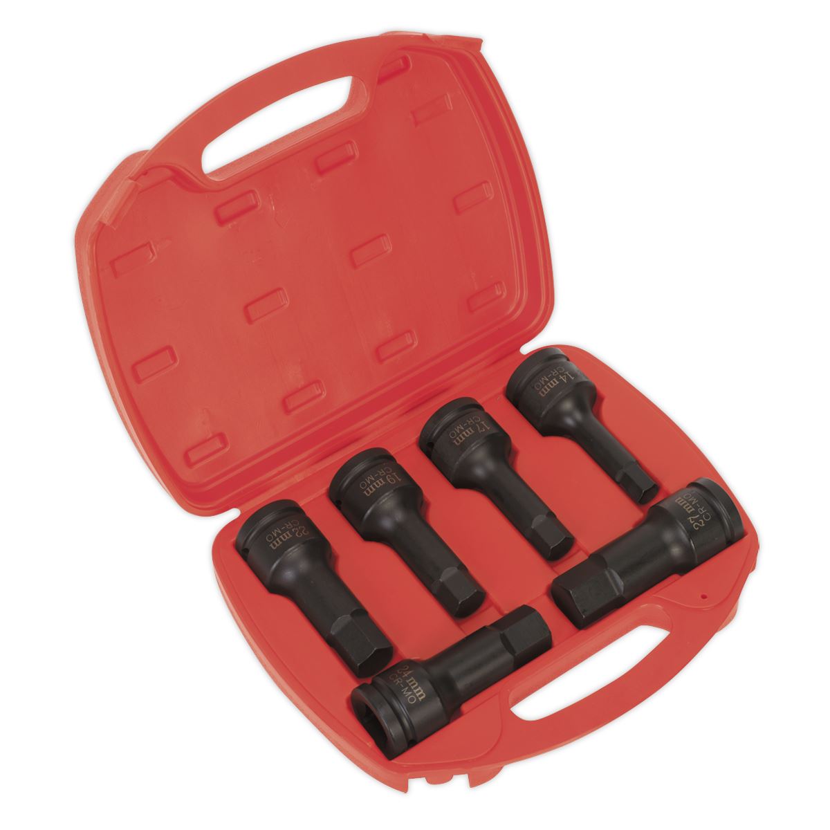 Sealey Impact Hex Socket Bit Set 6pc 3/4"Sq Drive AK5586