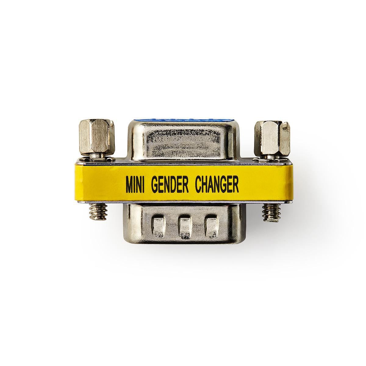 Nedis D-Sub Coupler D-Sub 9-Pin Male to D-Sub 9-Pin Female Metal CCGP52812ME