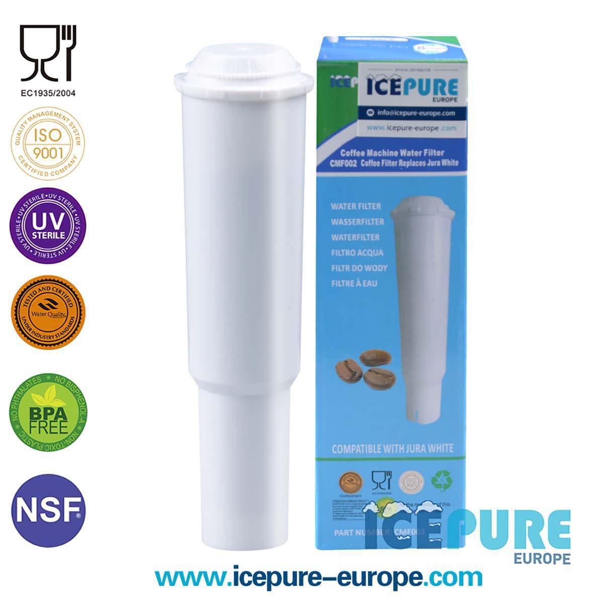 ICEPURE Water FilterCoffee MakerReplacementJura  CMF002