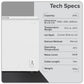 Baridi Freestanding Chest Freezer 254L Capacity - White DH258