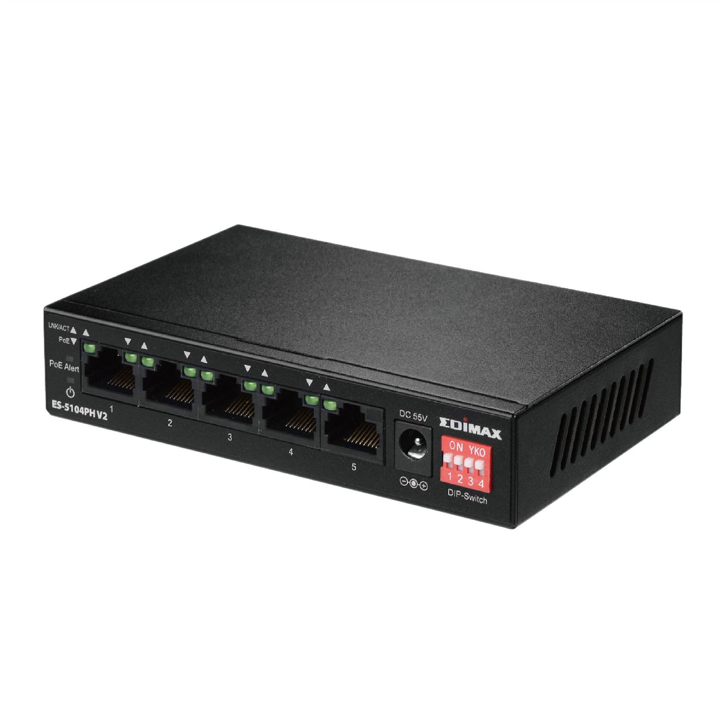 Edimax Network Switch 10/100 Mbit ES-5104PH V2