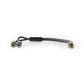 Headset Audio Cable 3.5mm Male to 2x 3.5mm Female Gun Metal Grey Braided Cable - CATB22150GY02