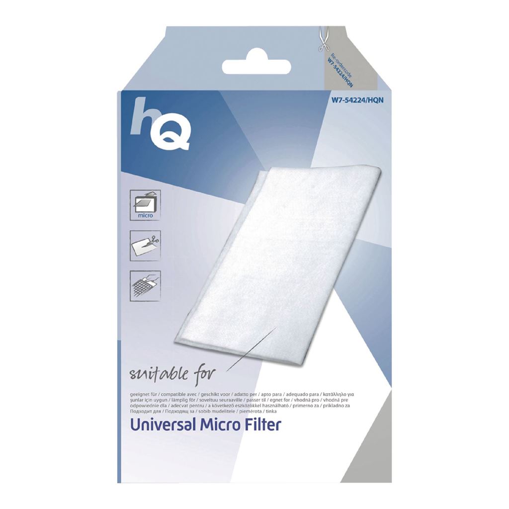 HQ Vacuum cleaner micro filter Universal 255 x 190 mm - VCFI211MIIF