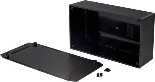 RND Components Plastic enclosure 113 x 225 x 63mm Black ABS RND 455-00093