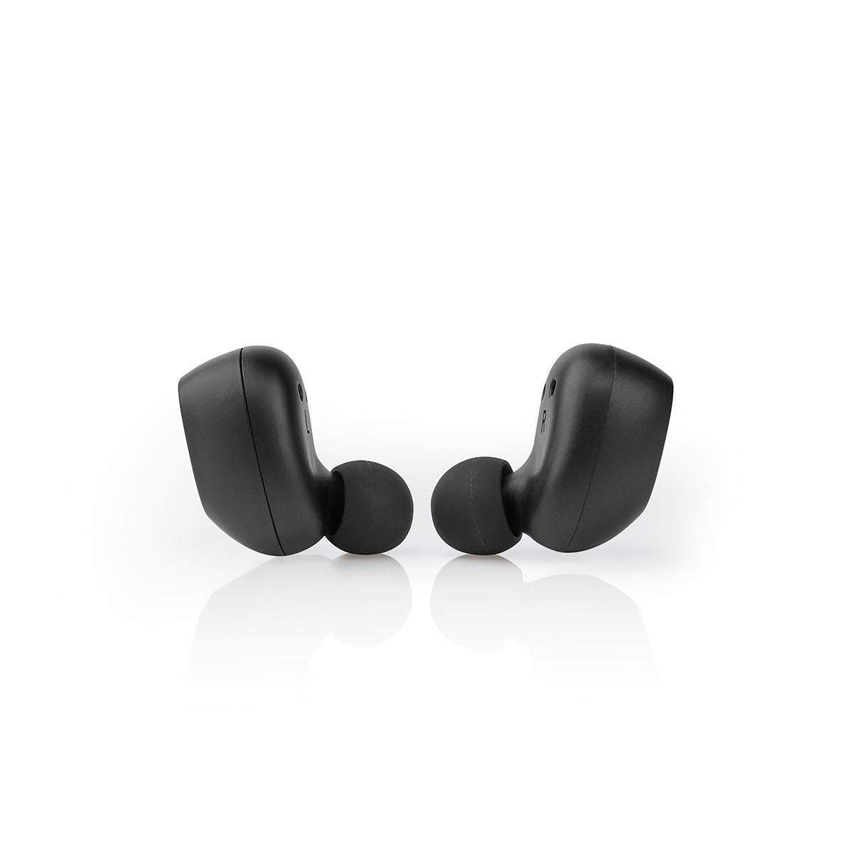 Nedis Fully Wireless Bluetooth® Earphones 5hr Voice Control Wireless Chargeable - HPBT5052BK